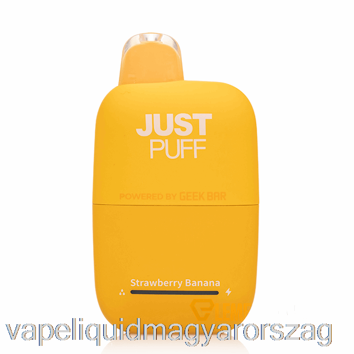 Justpuff 6000 Eldobható Eper Banán Vape Folyadék